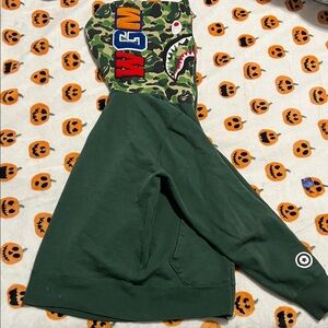 Green Camouflage bape Hoodie